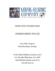 Homecoming Waltz Concert Band sheet music cover Thumbnail